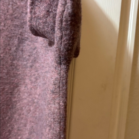 Madewell Open-Front Cardigan Sweater in Dusty Mauve - Picture 7 of 8